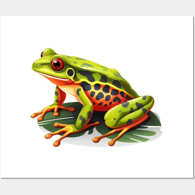 Red Eyed Tree Frog Wall Art by zooleisurelife